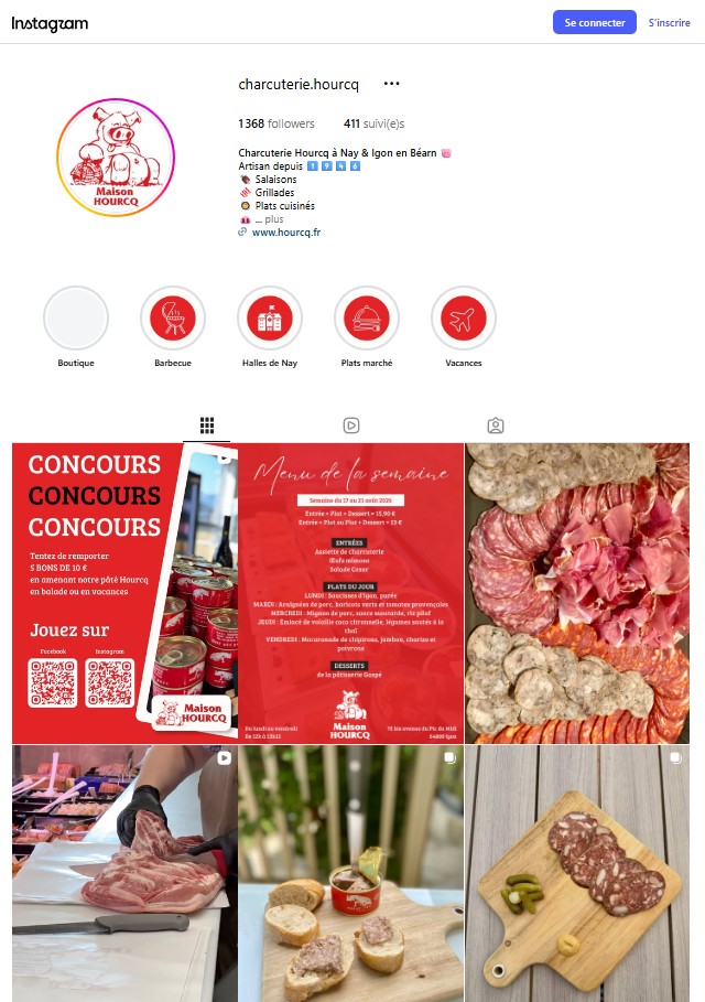 community manager charcuterie hourcq nay