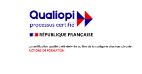 certification Qualiopi actions de formation